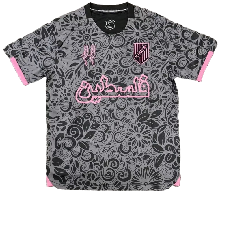 "FC Palestino X Farah Azzam" - Black and Pink
